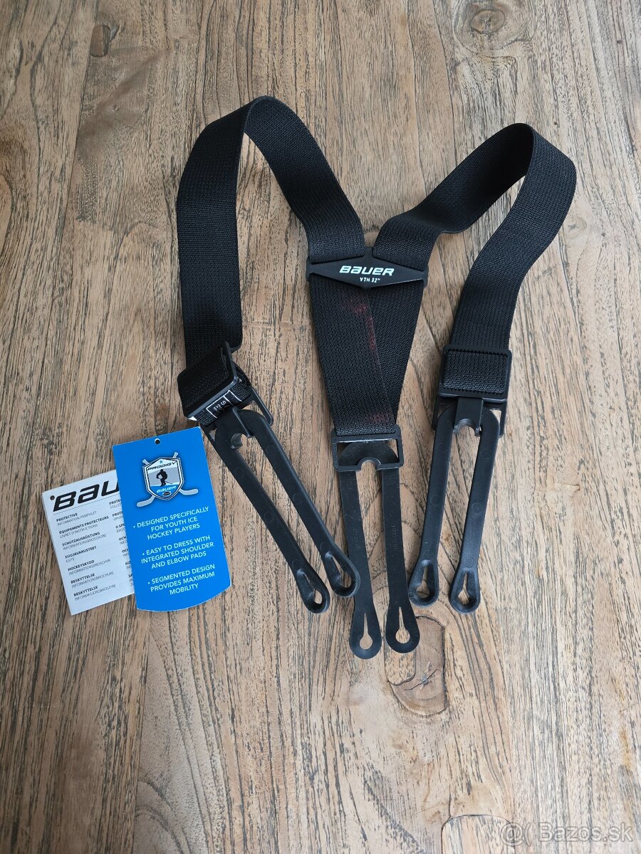 BAUER Prodigy YTH velkosť L_dolné chrániče - 6