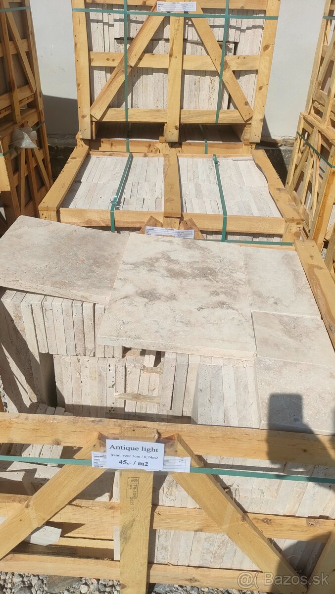 Najlepšia cena bazénové lemy a dlažby travertín - 6