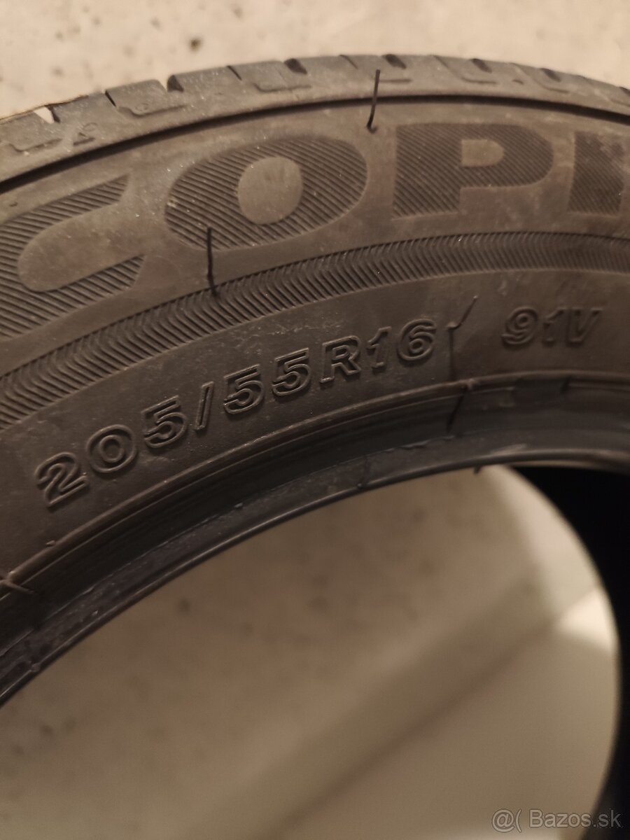 Predám LETNÉ PNEU zn. Bridgestone ECOPIA 205/55 R16 91V - 6