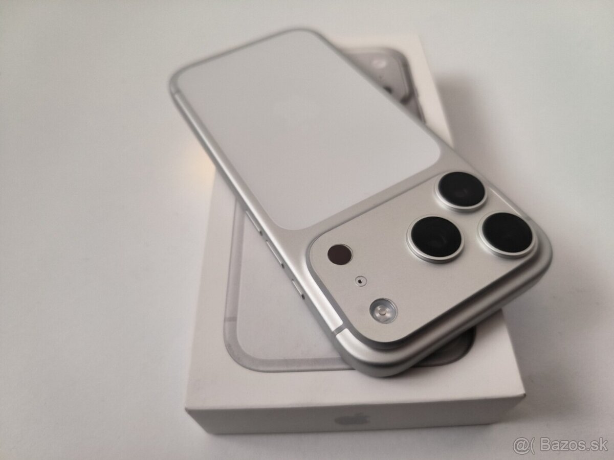 apple iphone 17 PRO 256gb Silver / Batéria 99% - 6