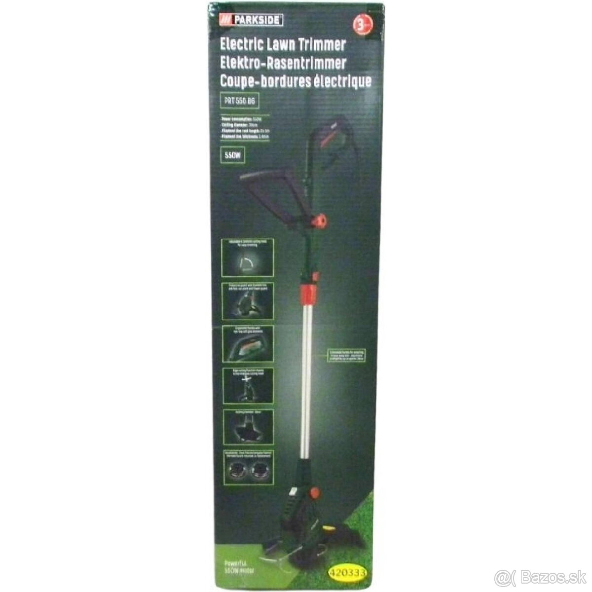 PARKSIDE Elektrická strunová kosačka PRT 550 B6 - 6