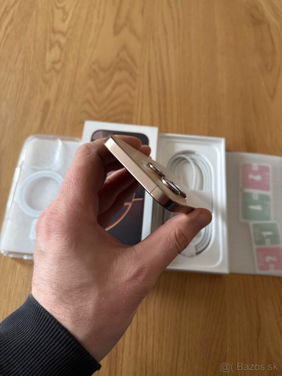 iPhone 16 Pro 256 gb Desert Titanium v záruke +príslušenstvo - 6