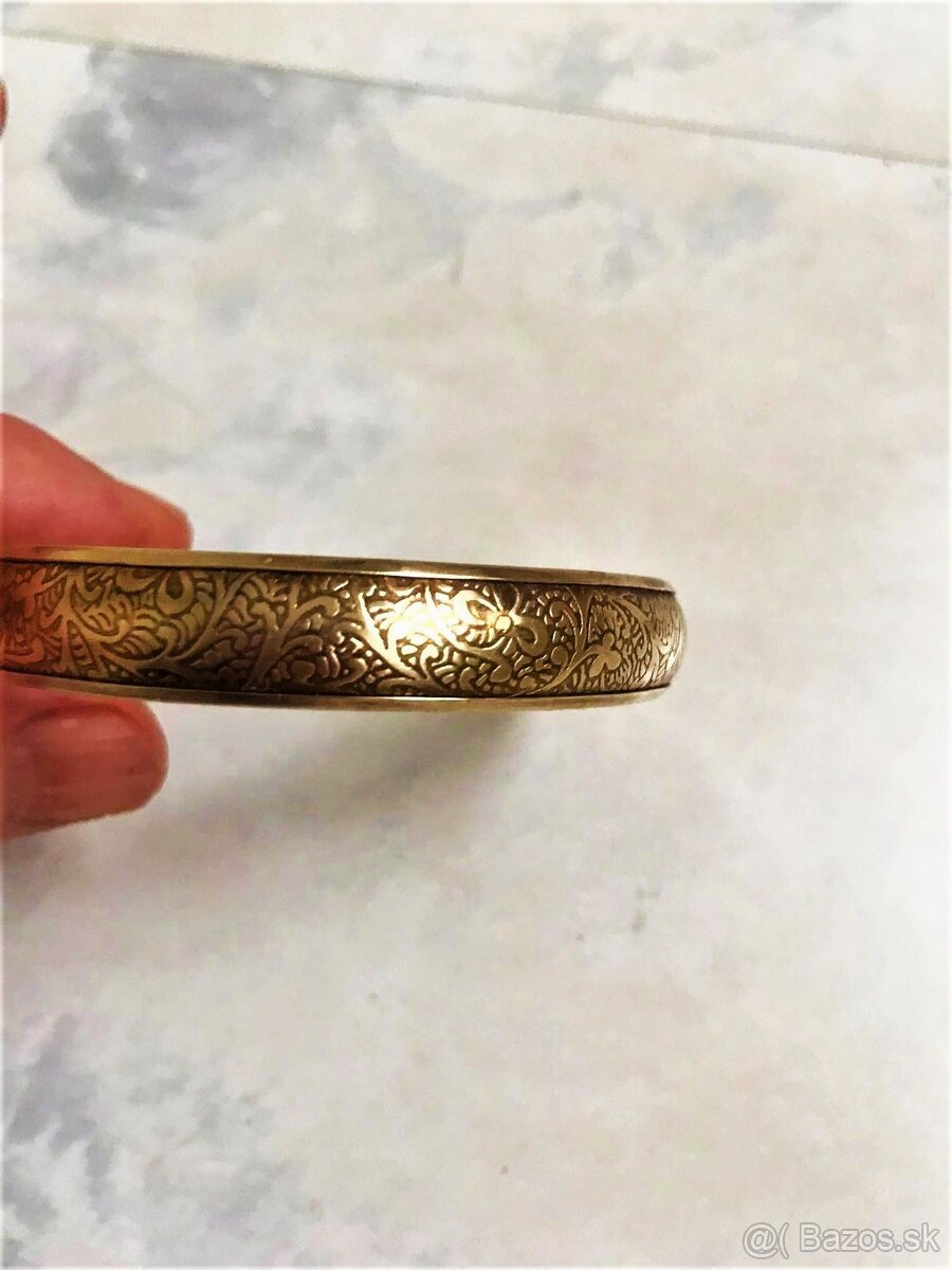Starožitný gravírovaný náramok - 6
