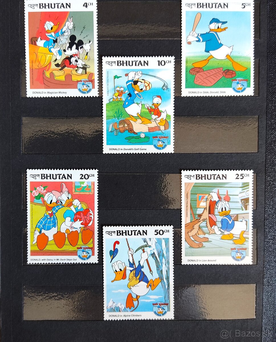 Poštové známky + album - 6