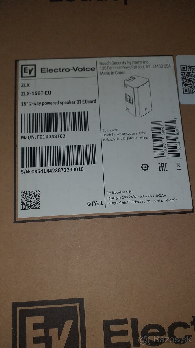 Electro Voice zlx-15p Bt. - 6