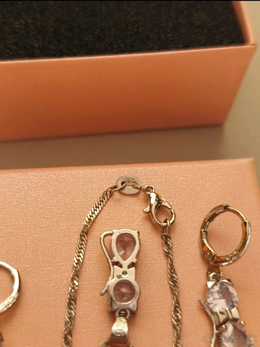 Šperková súprava mačky zo striebra 925 - 6