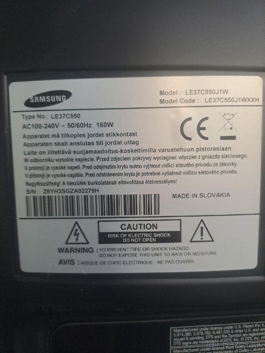 Televízia Samsung 37'' - 6