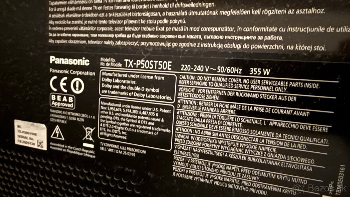 Plazmovy televizor Panasonik Viera 50 palcov - 6