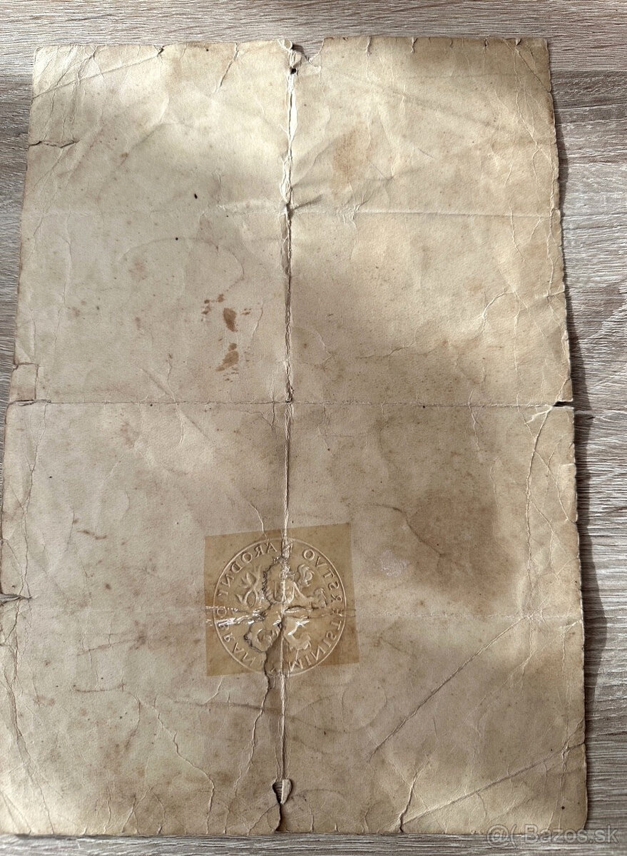 čs. odznak partyzán s dekretem o udělení - 6