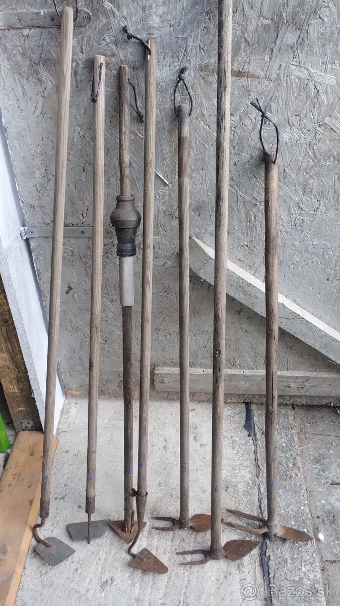 Predám záhradné náradie , motyky, rýle, motyky veľké, malé, - 6