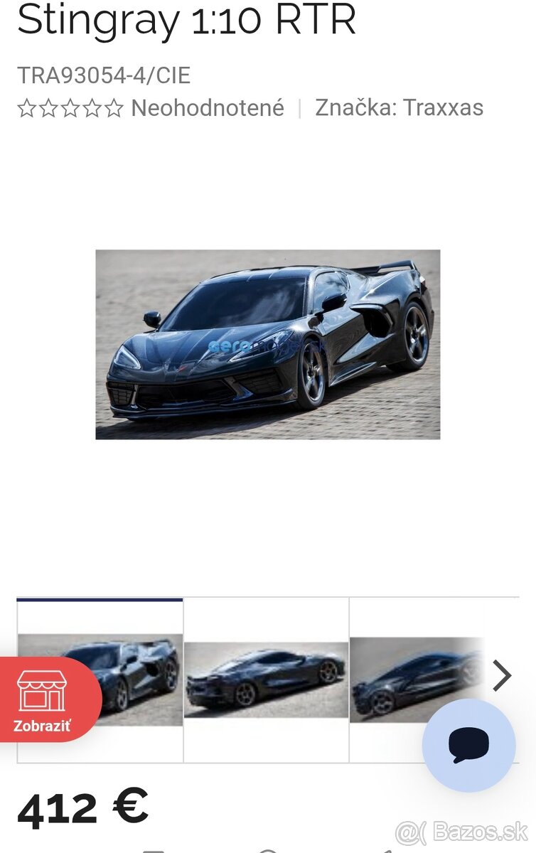 Traxxas Corvette c8 1/10 rtr výmena trx - 6