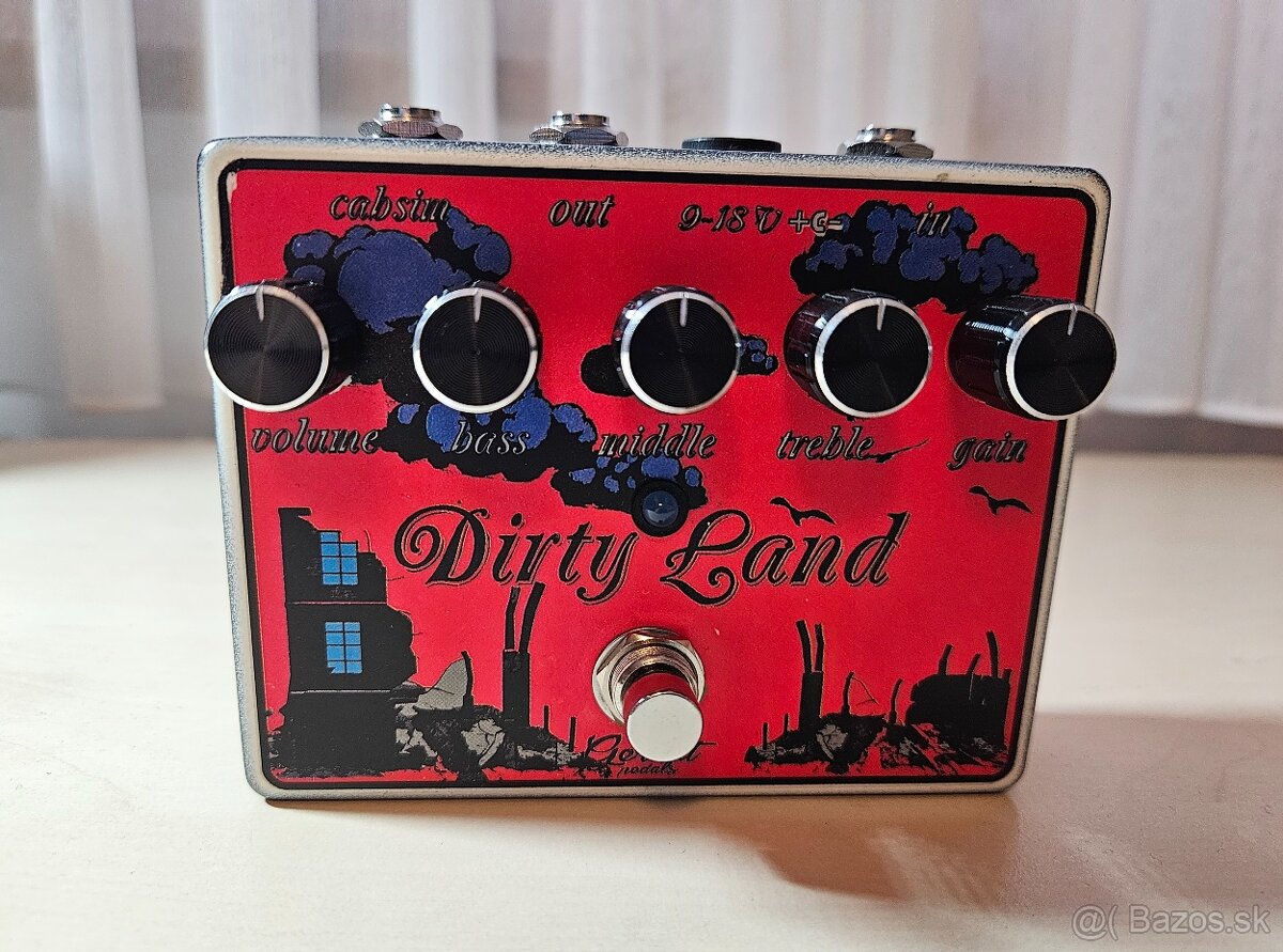 Gitarový pedál distortion Gerhat Dirty Land - 6
