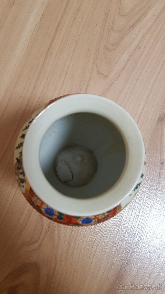 Porcelánová čínska váza a lyžičky - 6