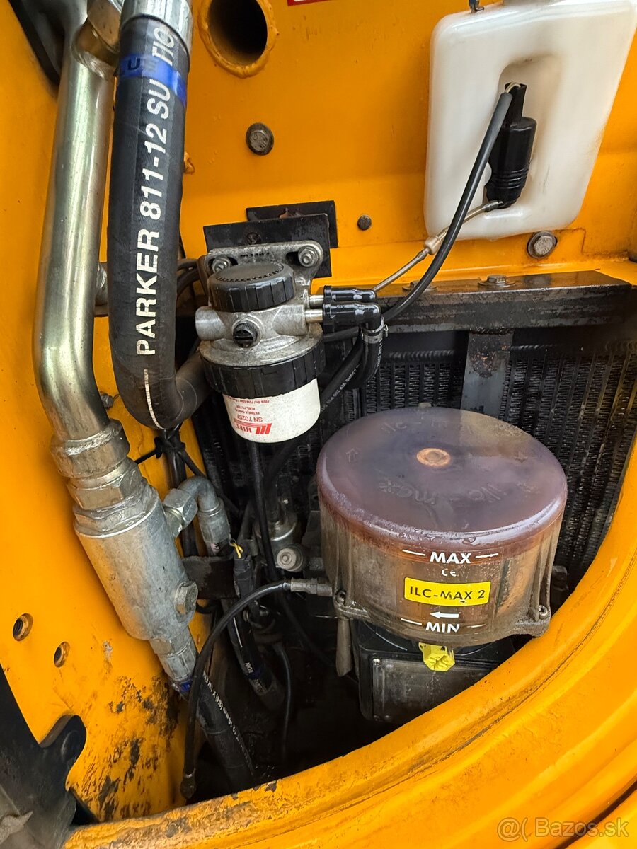 JCB 8055 zts + Engcon, centralne mazanie - 6