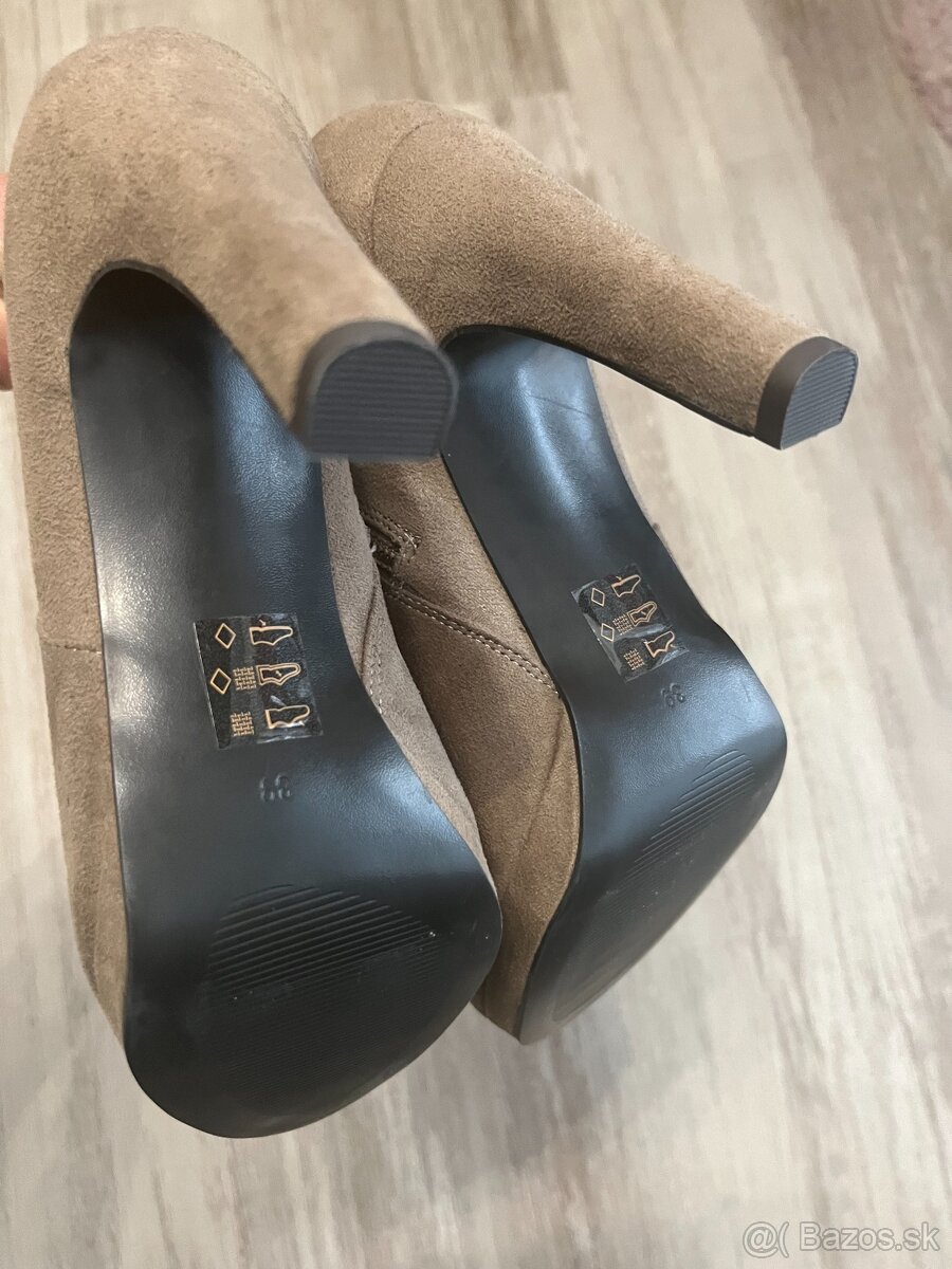 SEMISOVE CIZMY KOTNIKOVE NOVE 39 - 6