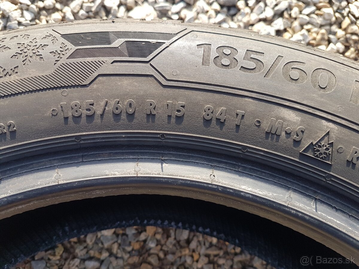 185/60 r15 zimné pneumatiky 2ks Matador a 2ks Barum - 6