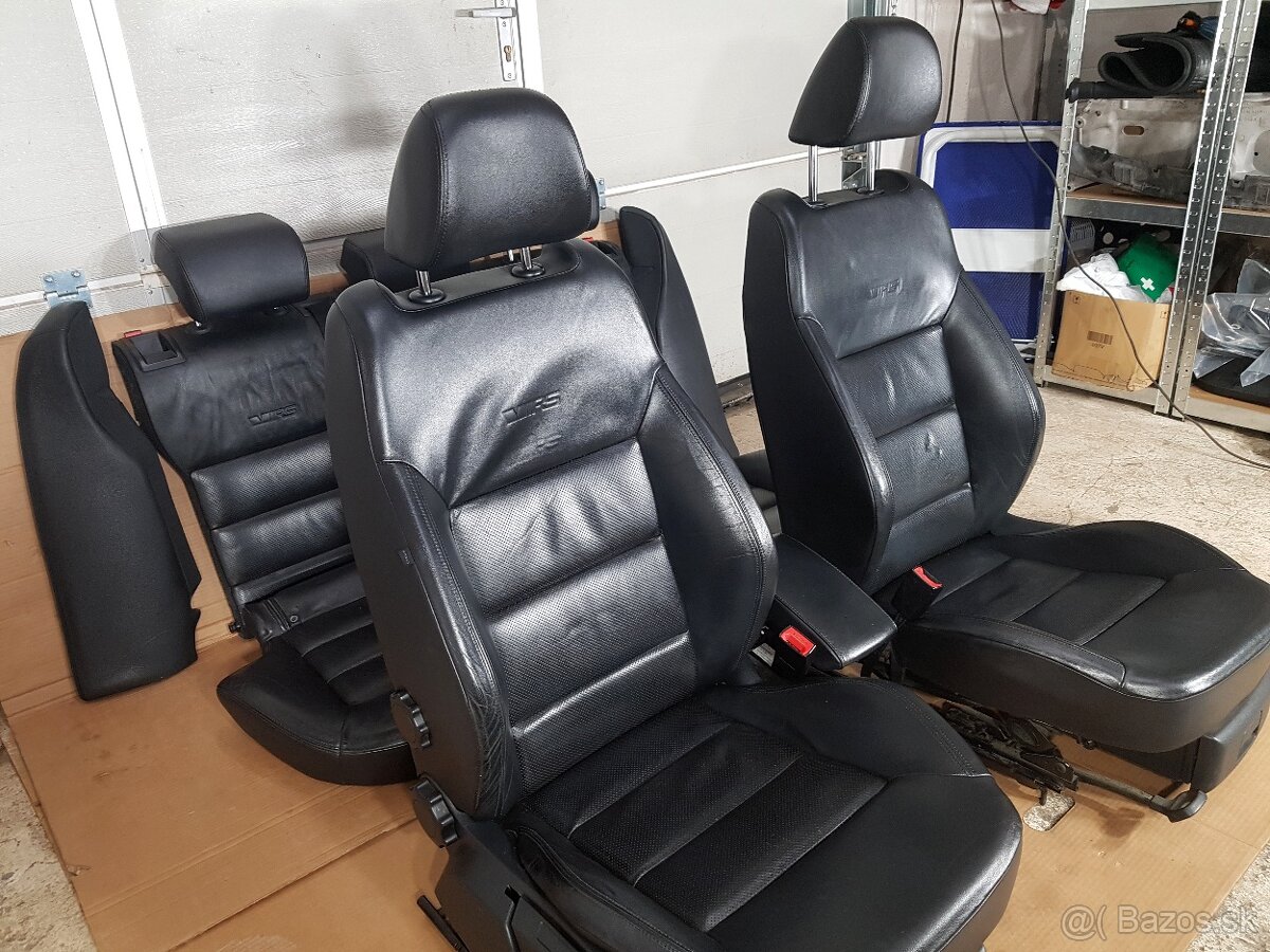 Predám celokožené sedačky Škoda Octavia 2 RS Facelift Combi - 6