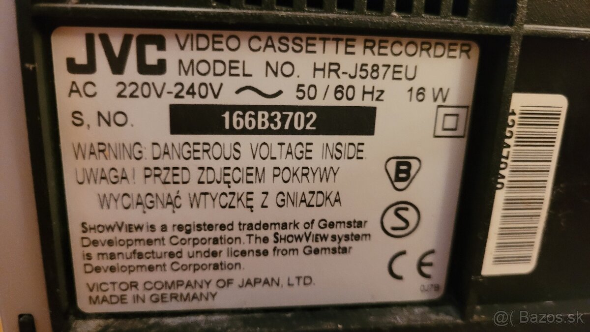 Videorekordér JVC HR-J587EU - 6