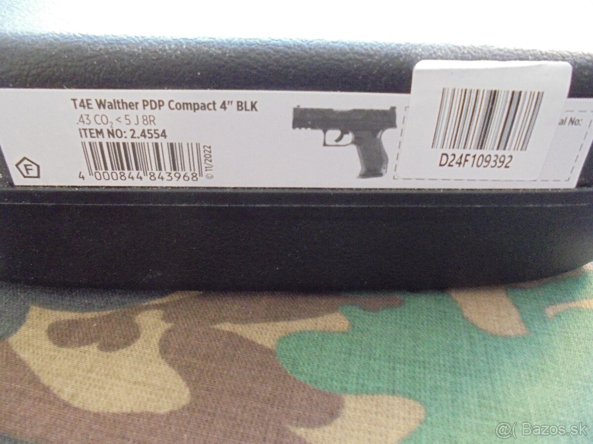 Umarex T4E Walther PDP 4" cal.43 CO2. - 6