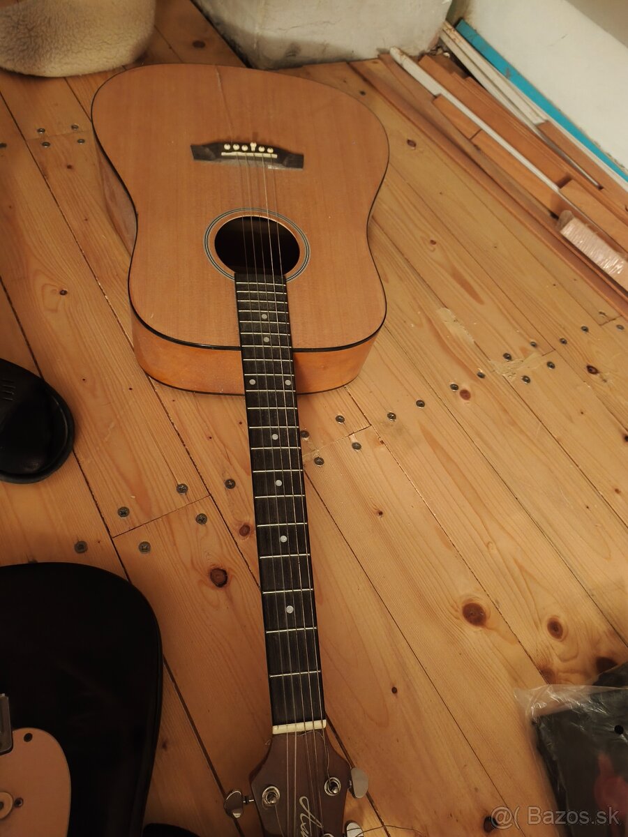 Basový reproduktor, zosilovač, elektrická gitara - 6
