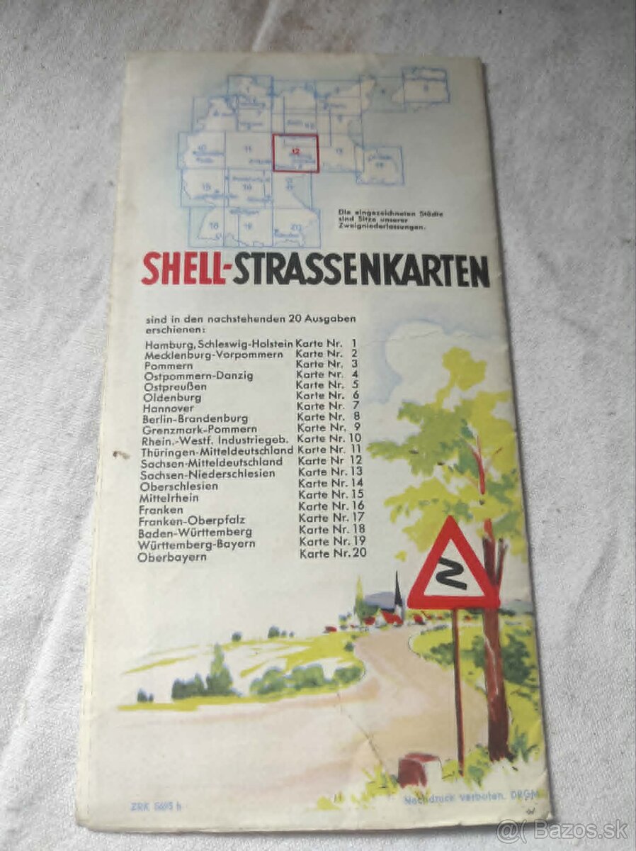 nemecka vojnova mapa , SHELL - 6