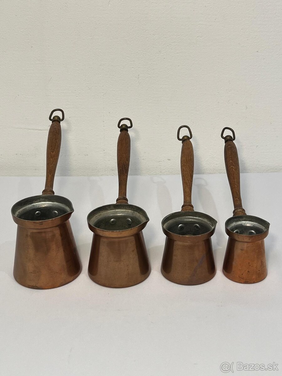 Rôzne retro kuchynské potreby mosadz a medené - 6