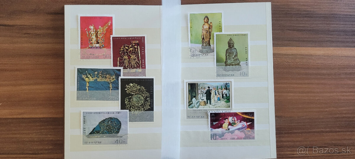 začatá zbierka Severná Kórea v drobnom albume - 6