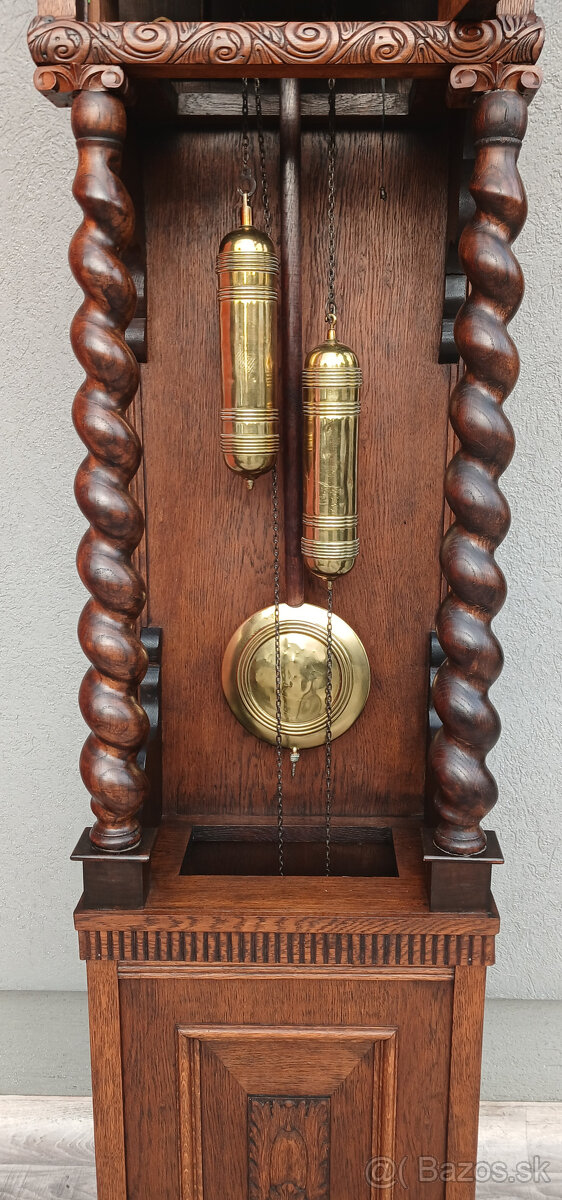 Hodiny podlahové starožitné. - 6