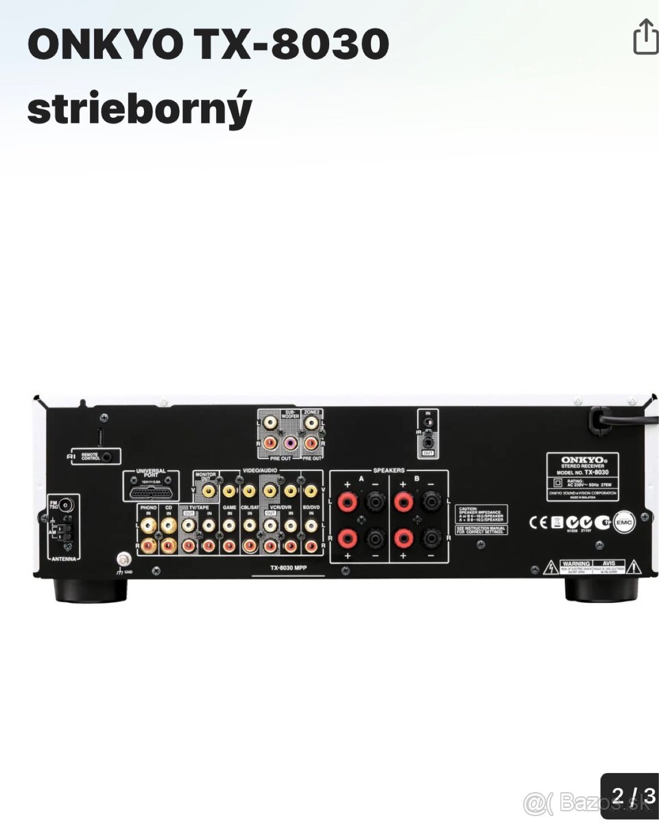 Onkyo TX8030 - 6
