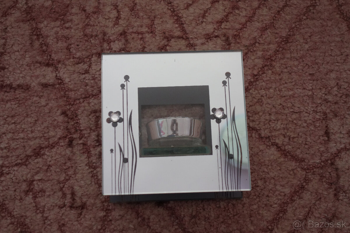 Svietnik na čajové sviečky so zrkadlom - 6