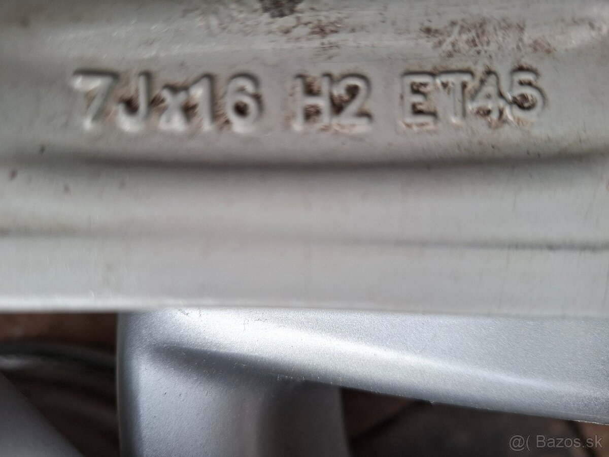 Predám hlinikové disky Vw/Skoda/Seat,---R16 - 6