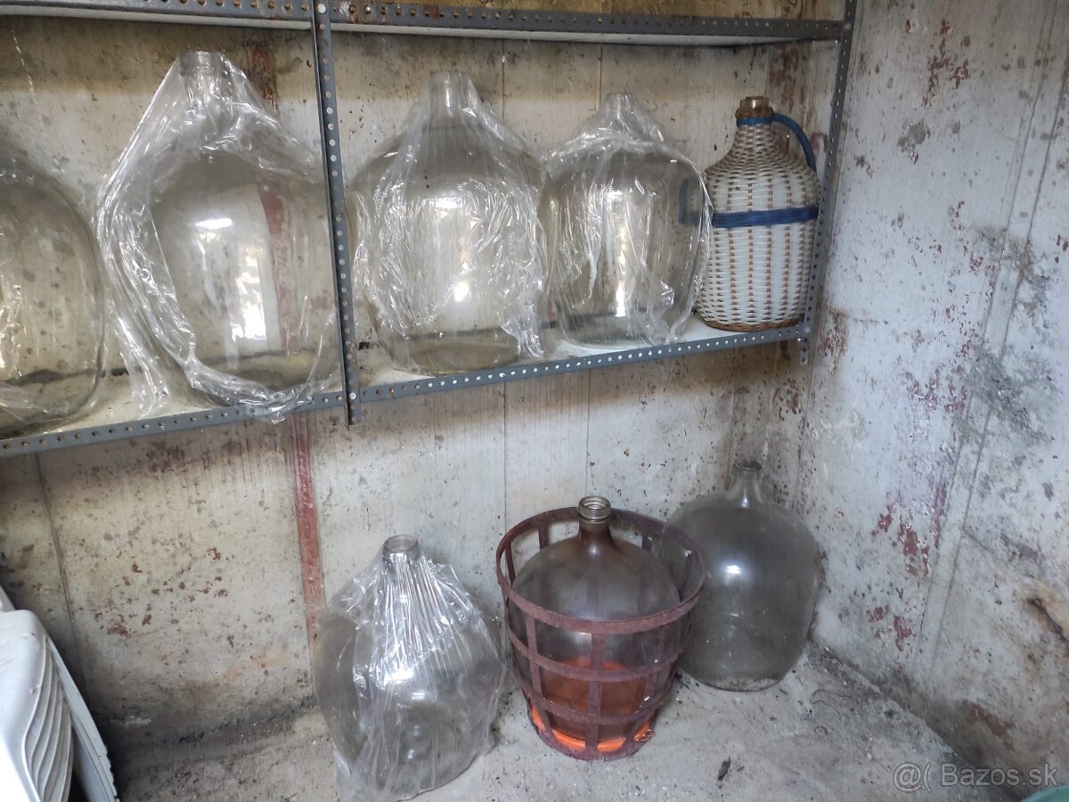 Predám sklenené demižóny - 6