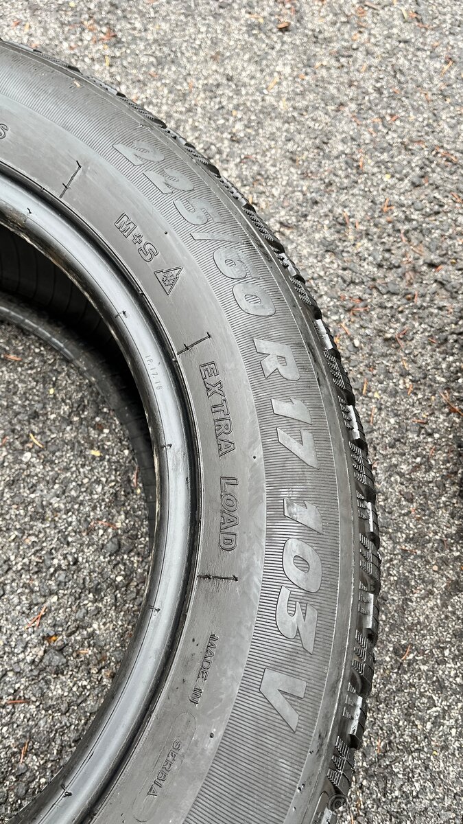 2x zimné pneu 225/60 r17 - 6