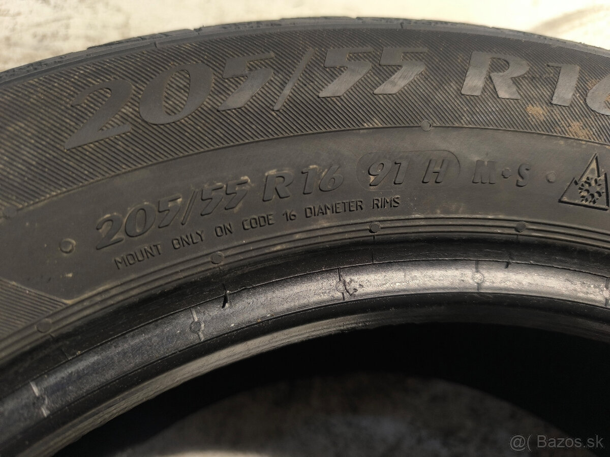 205/55 R16 Zimné pneumatiky Matador Sibir Snow 4 kusy - 6