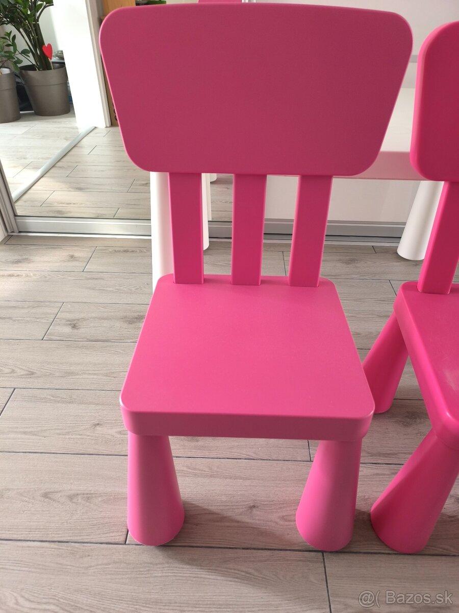 Detský stôl a 2 stoličky IKEA - 6