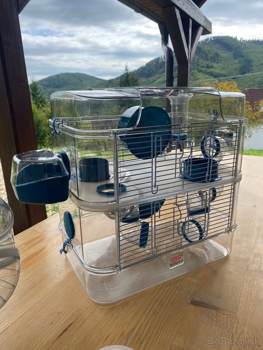 Predám klietky pre škrečky – Zolux Rody 3 - 6