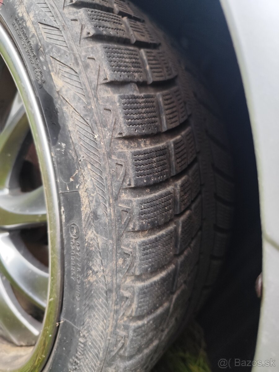 Predám alu disky obuté na zymných pneu - 6