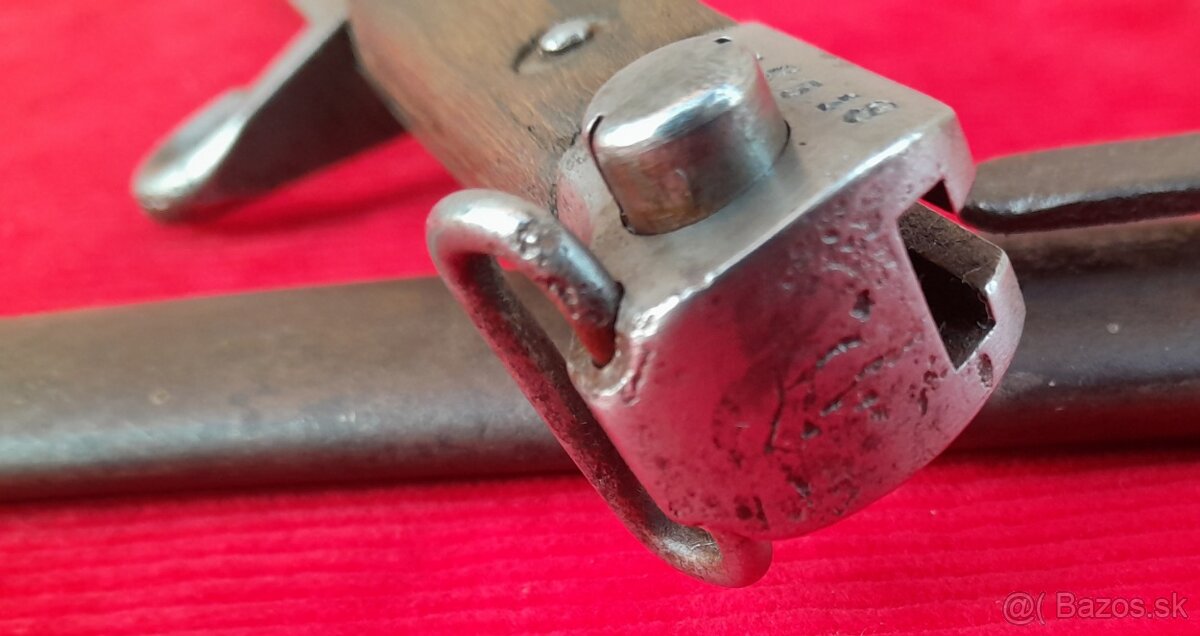 Bodák Mannlicher 1895 poddôstojník ČSR,bodák pre mužstvo. - 6