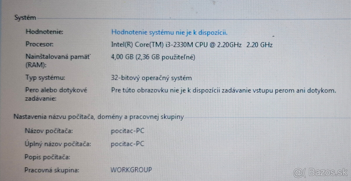 Predam notebook Acer. - 6