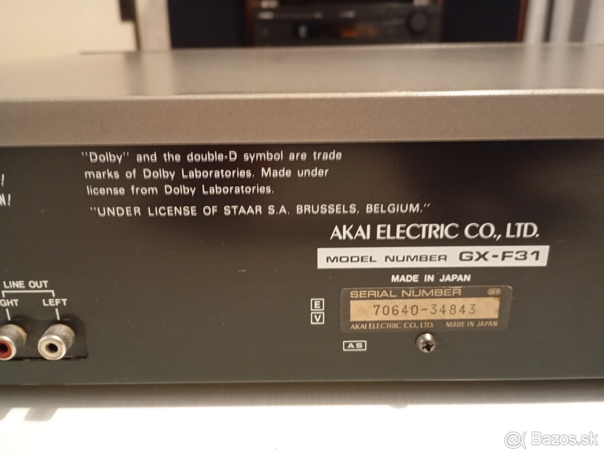 tape deck AKAI GX-F31 - 6