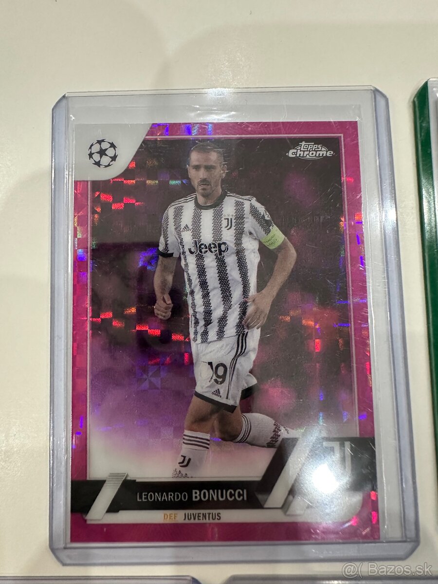 TOPPS CHROME FUTBALOVÉ KARTY LIMITOVANÉ KARTIČKY - 6