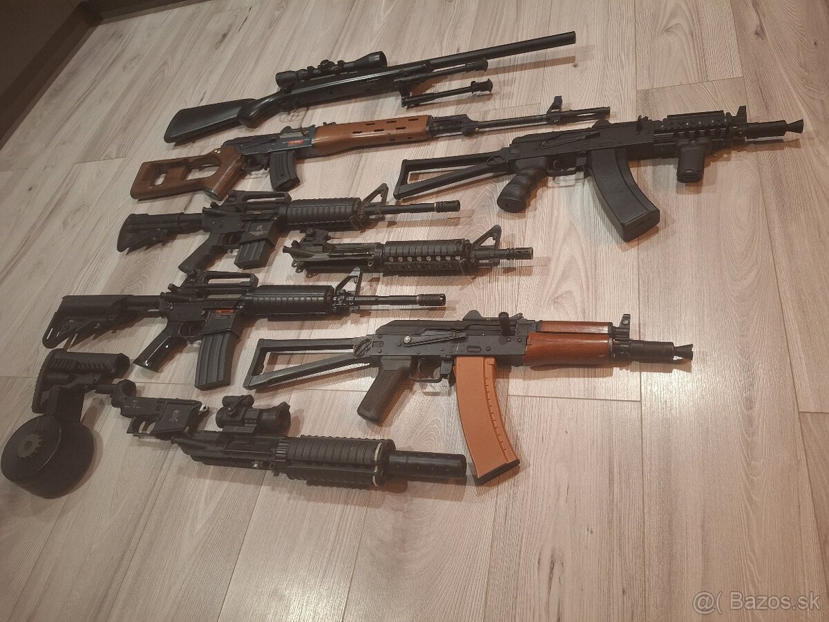 Predam airsoft zbrane AEG AK M4 - 6