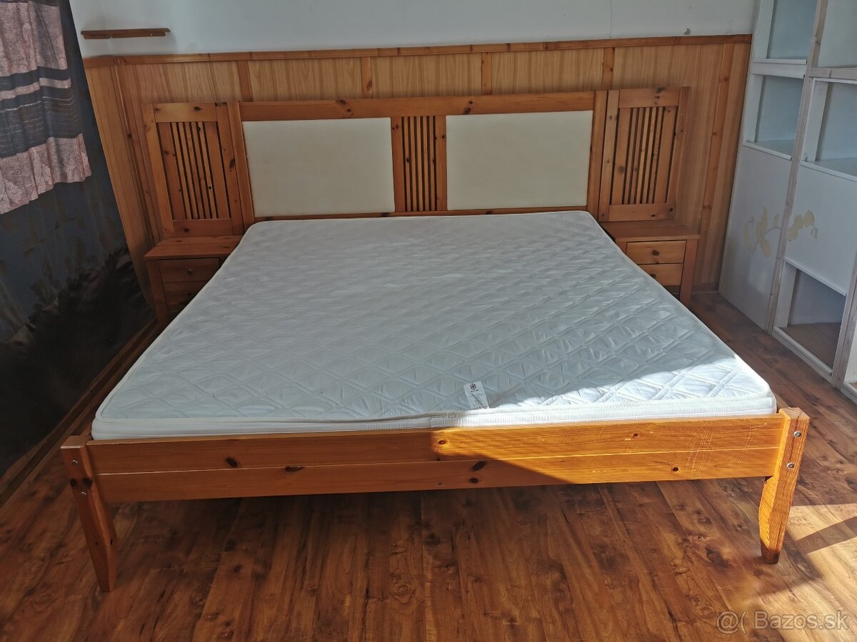 Manželská posteľ z masívu 180x200 - 6