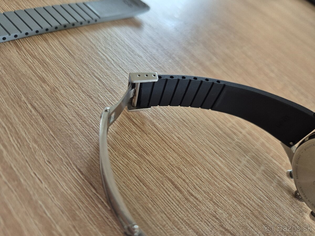 Gumený remienok na hodinky FKM CTS 20mm šedý - 6