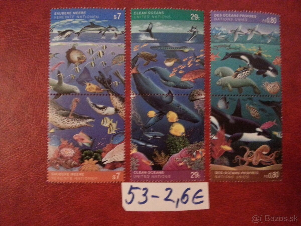 Postove znamky zvierata - 6