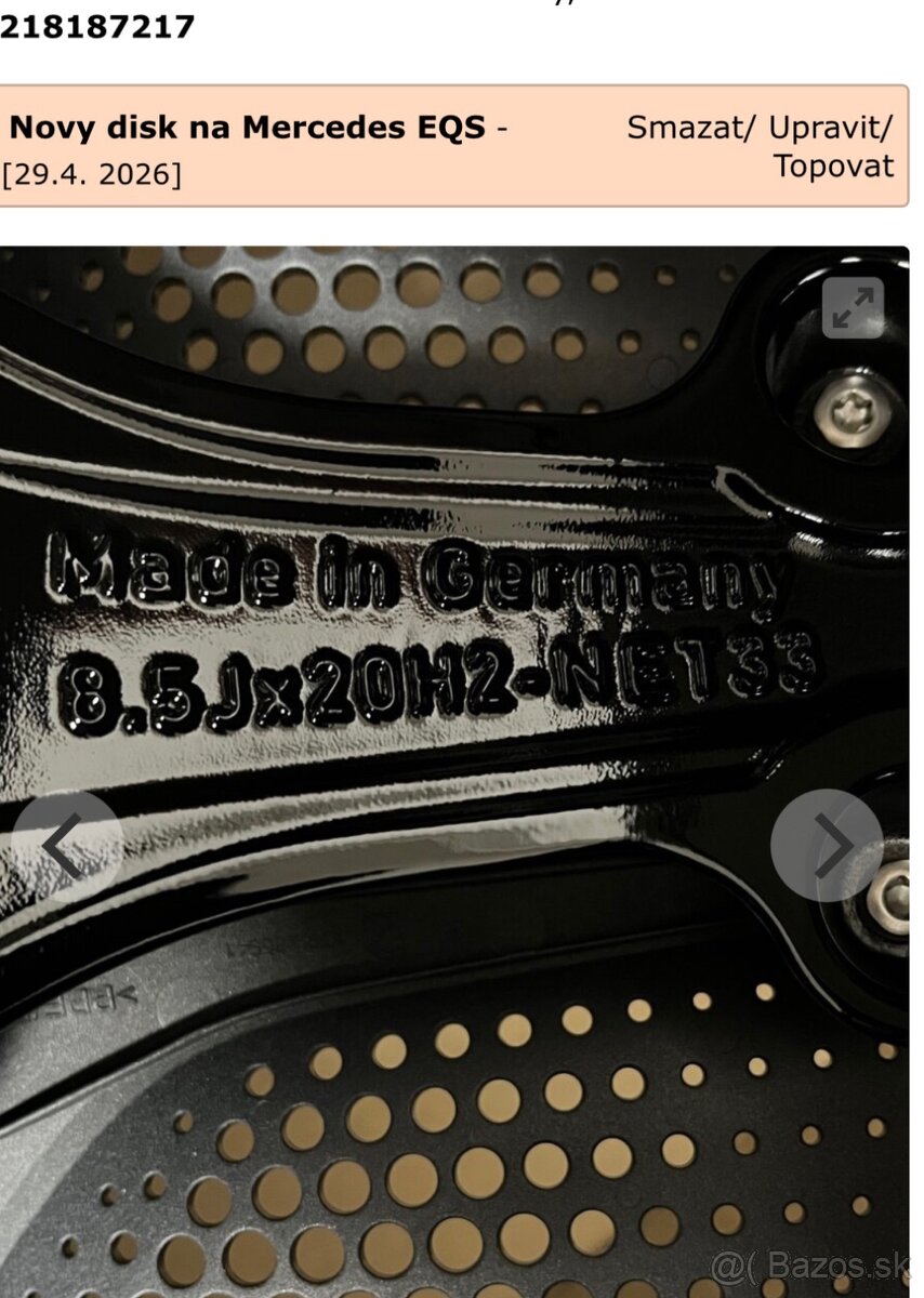 Predam 1x nový Mb EQS A2974000100 - 6