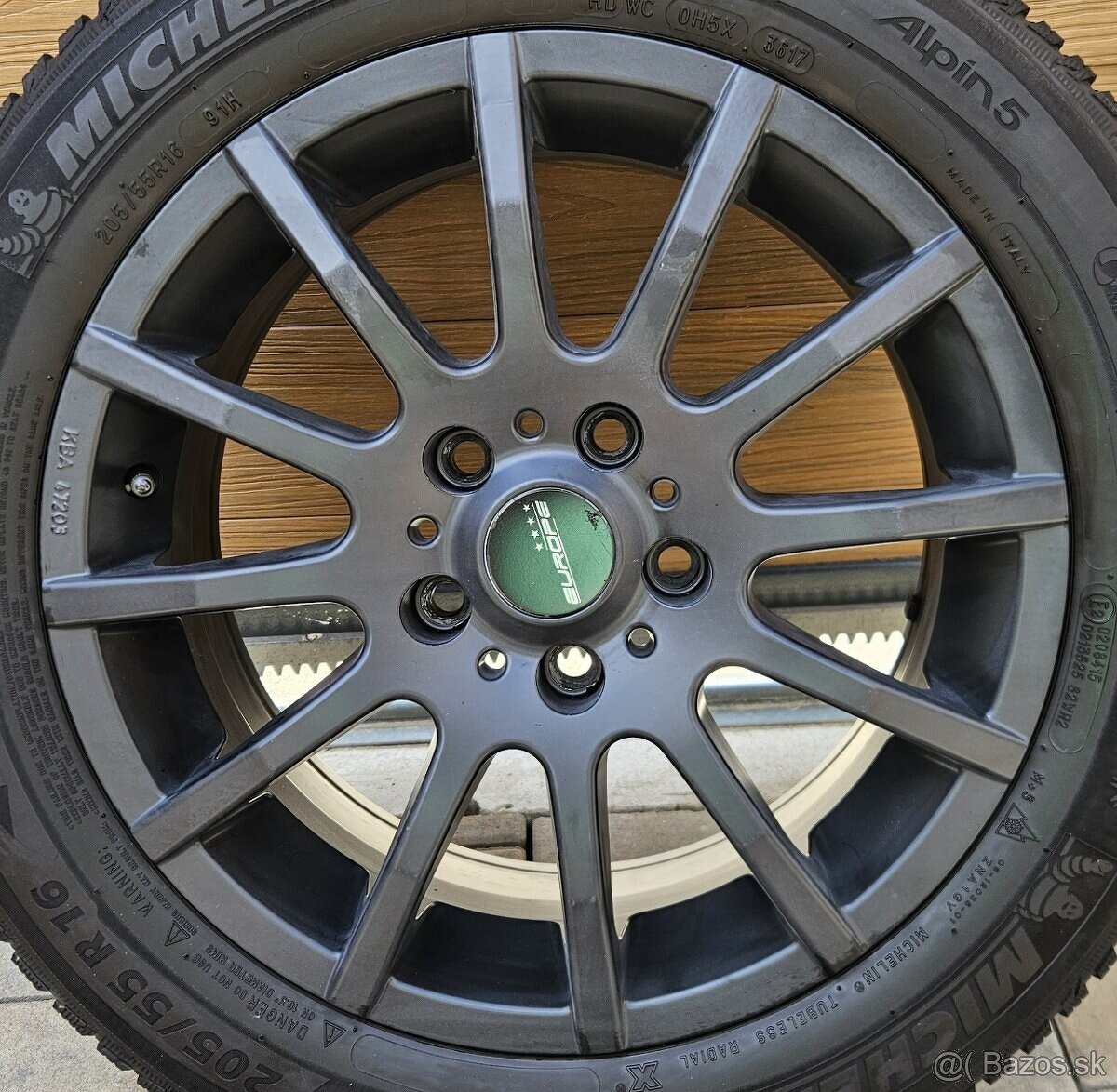 Matné čierne disky 5x112 r16 - 6