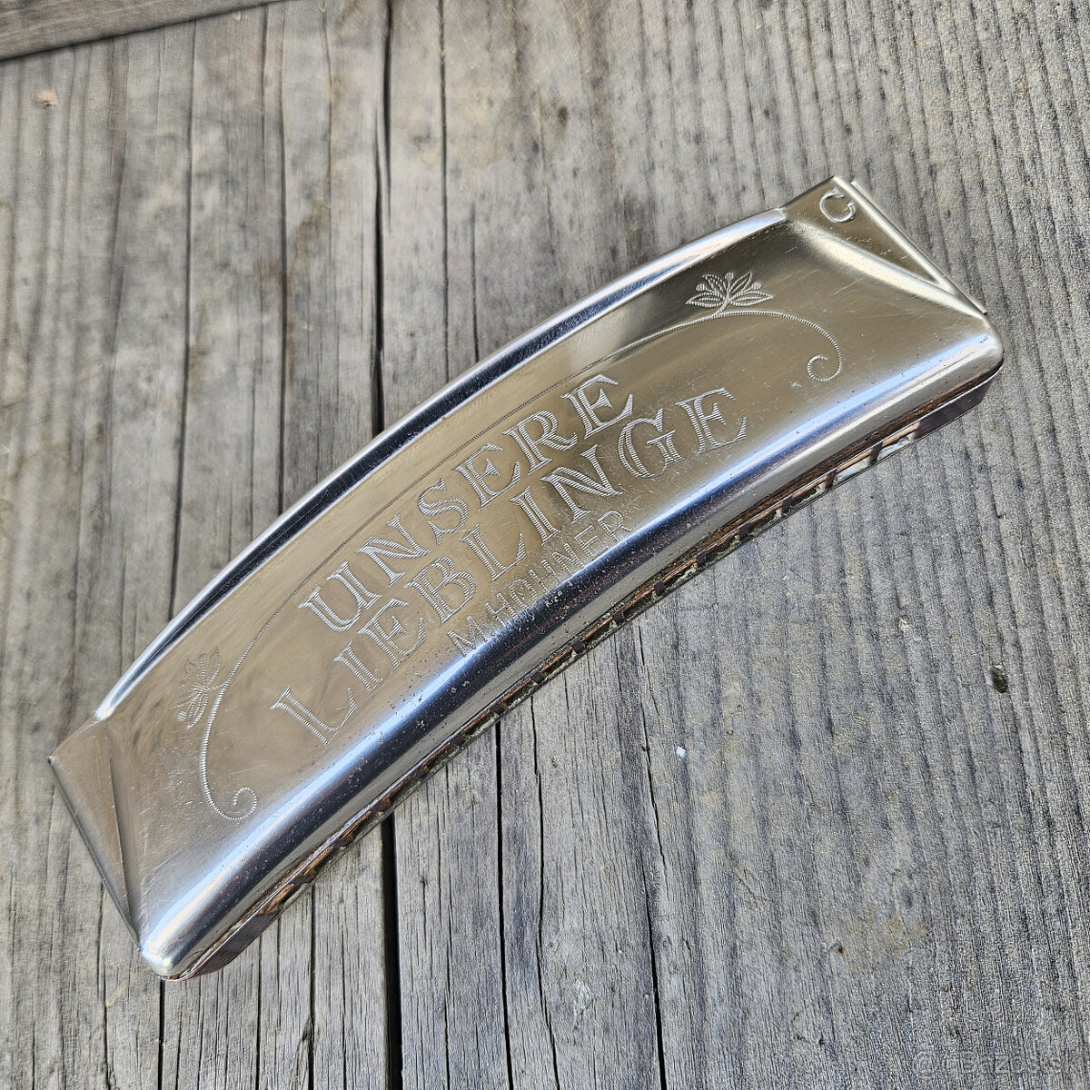 Predám dve vintage ústne harmoniky M.Hohner a Blessing - 6