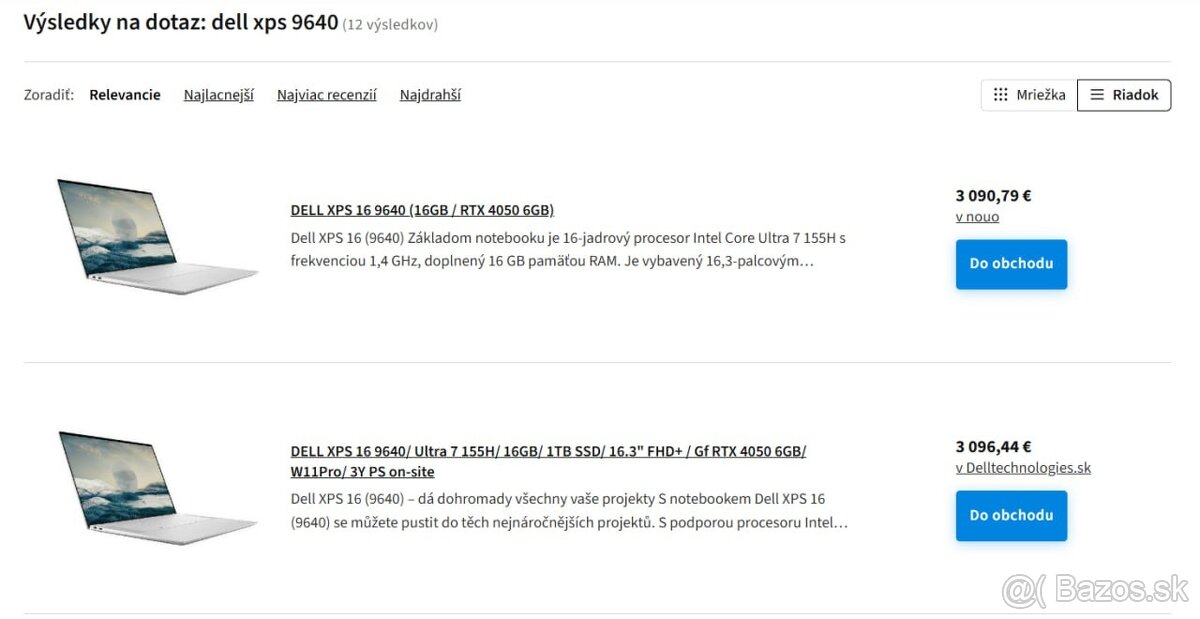 Prémiový, nový Dell XPS 9640 - 6