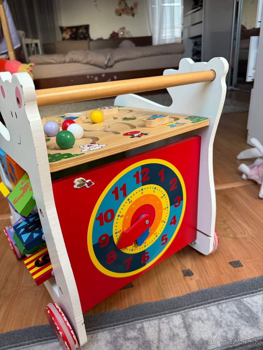 Detské drevené Chodítko multifunkčné - 6